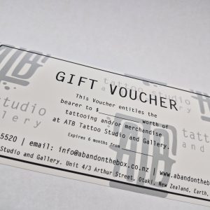 GIFT VOUCHERS